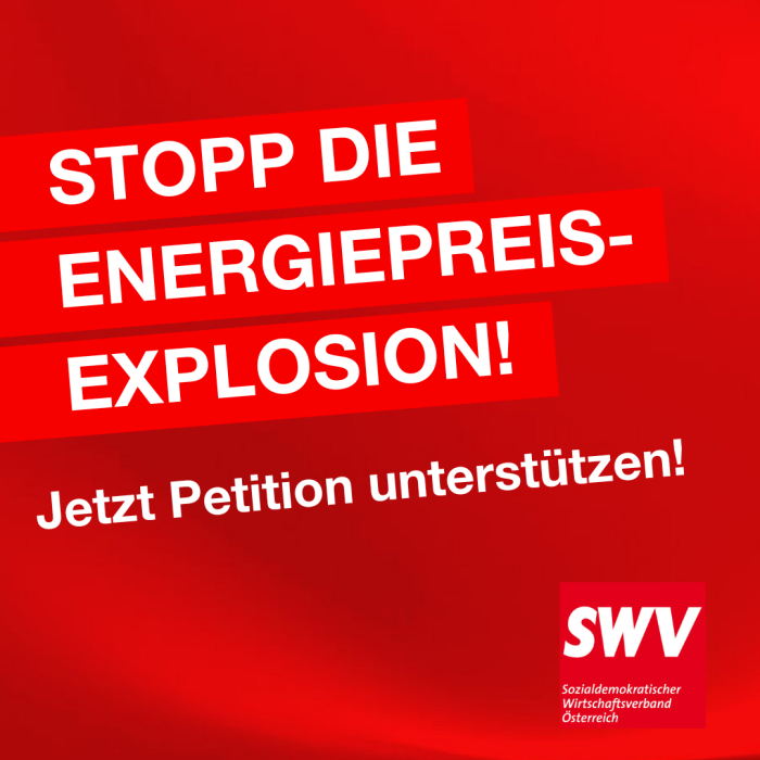 SWV startet Petition gegen Energiepreisexplosion und f&uuml;r echte Unterst&uuml;tzung f&uuml;r EPU & KMU